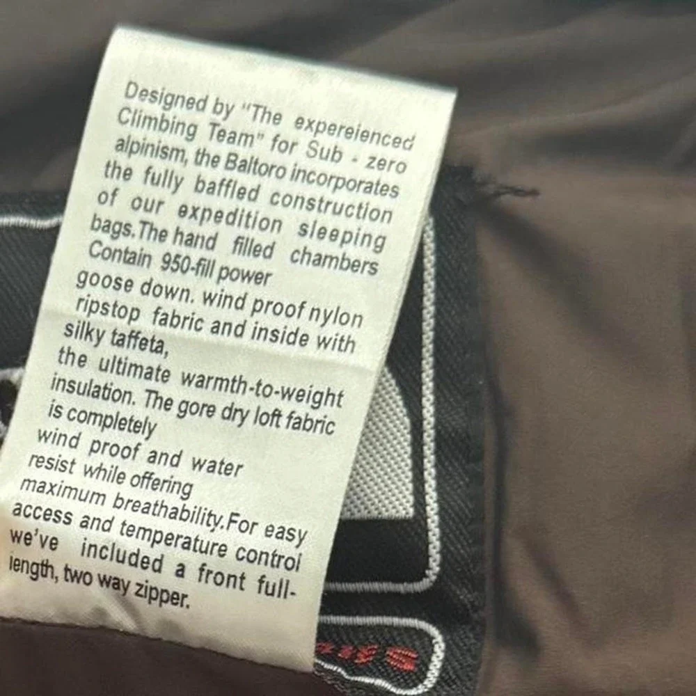 The North Face Summit Series 900 Goose Down Jacket Black Womens Men's Small/Med - Picture 3 of 6